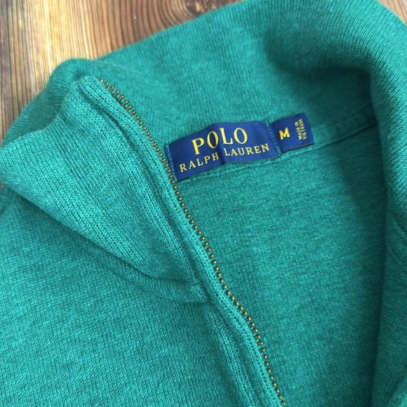 Polo Ralph Lauren green French rib pullover - Picture 3 of 7